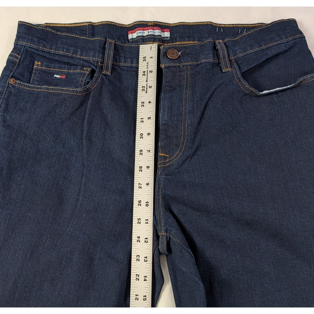 Tommy Jeans Mens 36x34 Straight Leg Dark Wash Indigo Denim Jeans New w/o tags - Picture 7 of 15